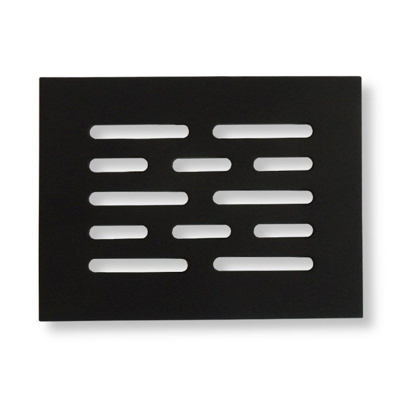 Ocelový rošt 7x9" 183x237mm do kamen, krbů tl. 8 mm LBS