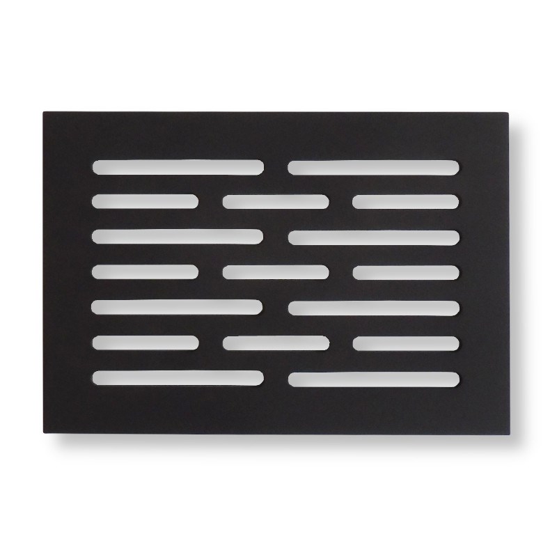 Ocelový rošt 9x13" 237x341mm do kamen, krbů tl. 8 mm LBS