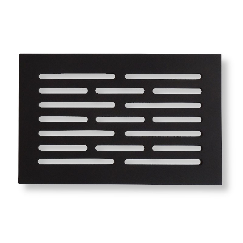 Ocelový rošt 9x14" 237x368mm do kamen, krbů tl. 8 mm LBS