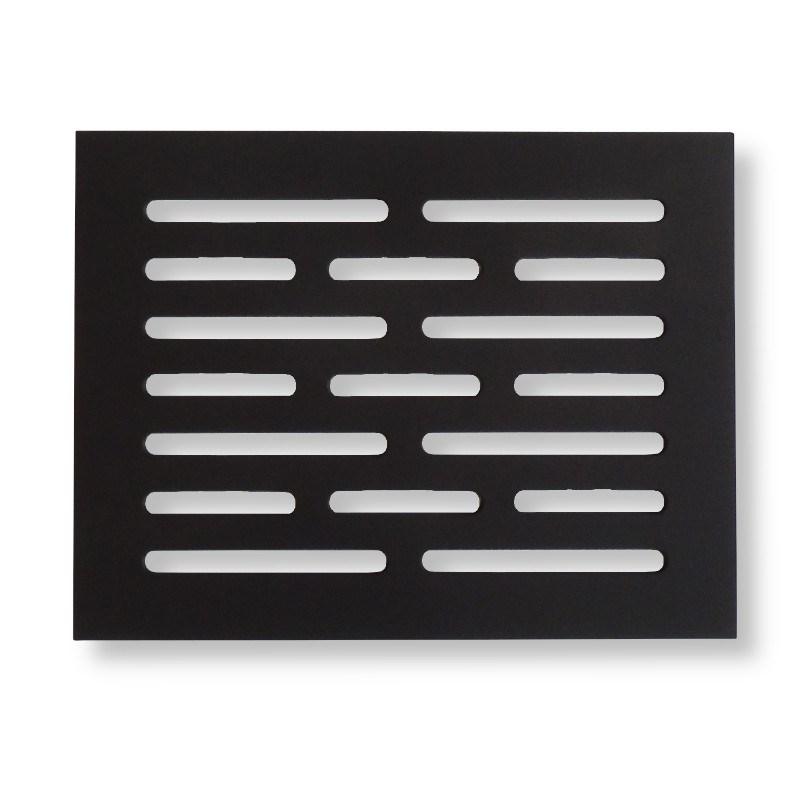 Ocelový rošt 10x13" 263x341mm do kamen, krbů tl. 8 mm LBS