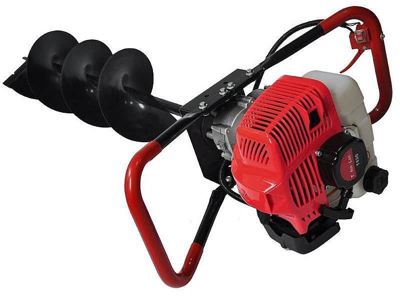 Benzínový zemní vrták LD EA520B, 1,45 kW + vrták 150 mm, jamkovač