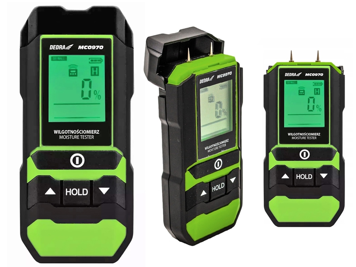 Dedra Vlhkoměr na dřevo a stavební materiály MC0970 LCD