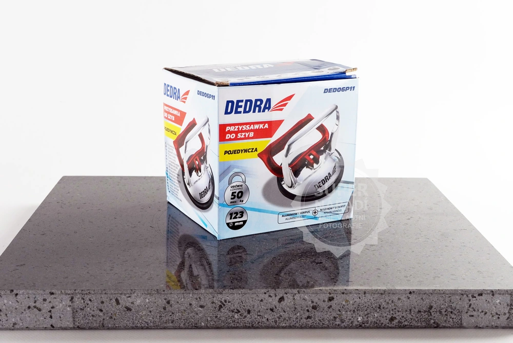 Dedra Přísavka, ALU nosič na sklo do 50 kg, DED06P11, jednoduchá 123 mm, hliníková