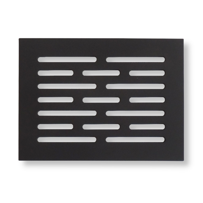 Ocelový rošt 9x12" 237x315mm do kamen, krbů tl. 8 mm LBS