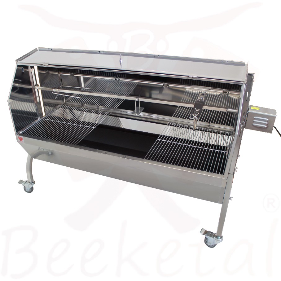 Nerezový gril na sele, kýtu do 35 Kg BSGW-150G, uzavřený Beeketal