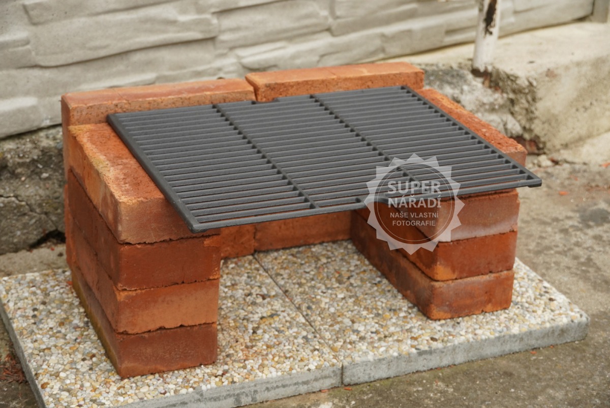 Litinový grilovací rošt 40x49cm G21 pro gril Florida BBQ, 6390357