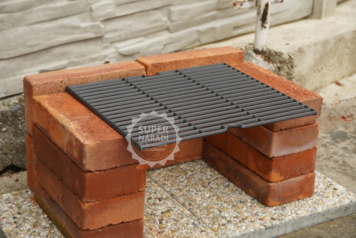 Litinový grilovací rošt 43x37cm G21 pro gril Argentina BBQ, 6390364