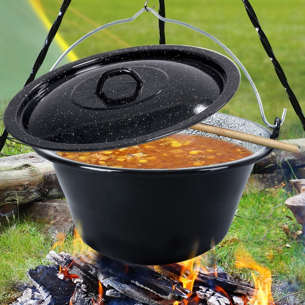 Orion smaltovaná poklice 40 cm na kotlík 13l, 126303