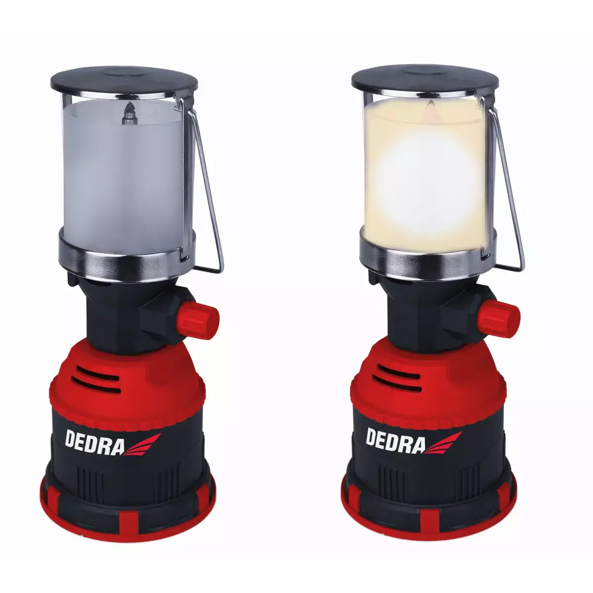 Dedra Piezo zapalovací plynová turistická lampa 80W 31A005 na propichovací kartuše