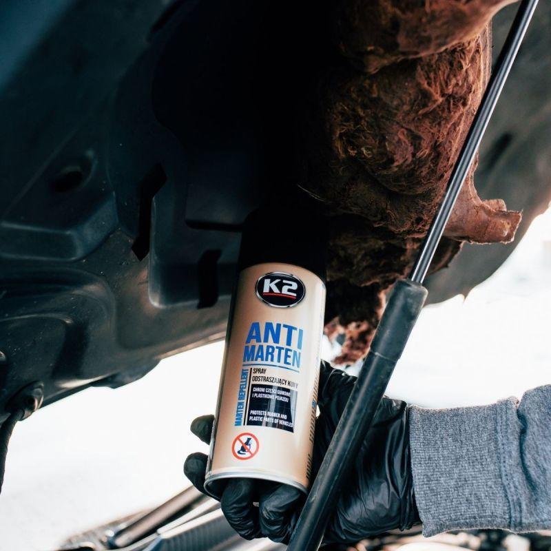K2 Sprej proti hlodavcům a kunám 400 ml amK199, na ochranu kabeláže Compass