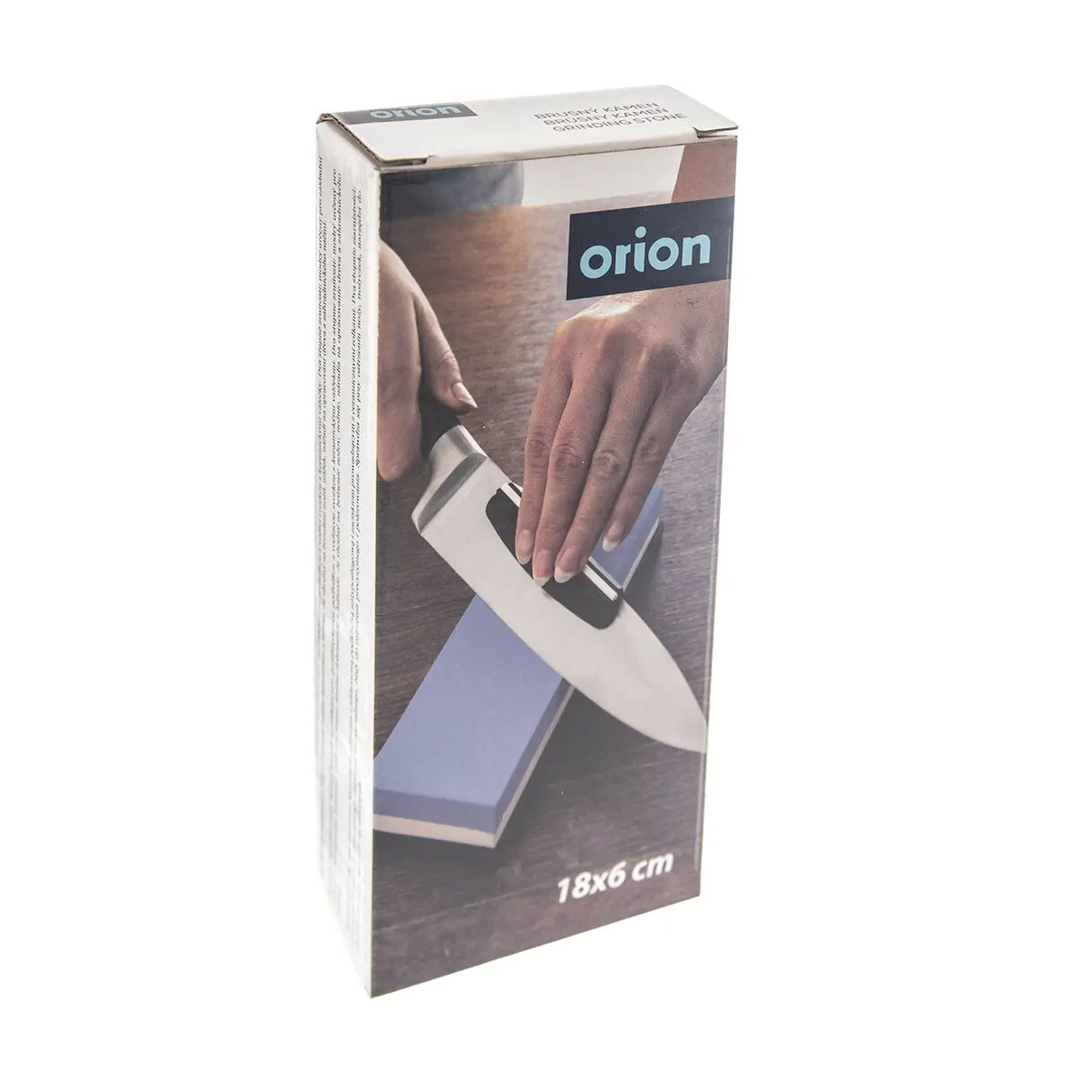 Orion Brusný kámen na nože korund 1000/3000 141129 + podložka, úchyt