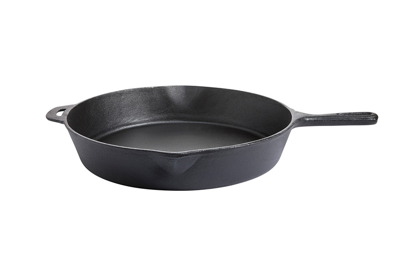Set plynový LPG vařič 7,5kW, 35 cm litinová pánev s madlem Gastro Zeus 2102, PWI 9765