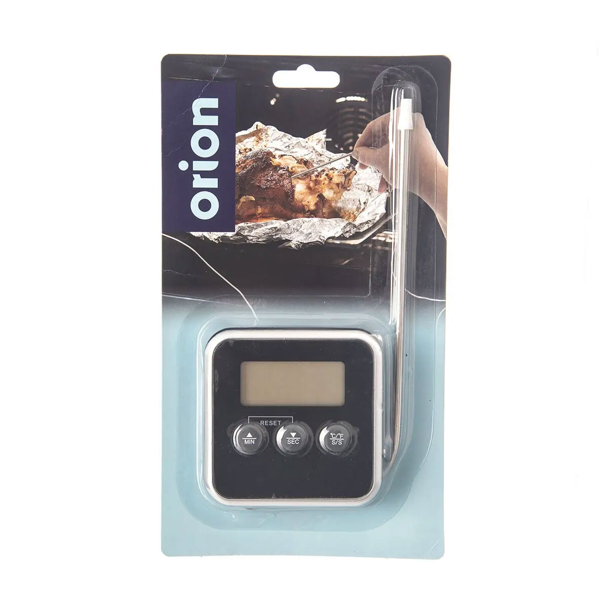 Orion Kuchyňský teploměr digitální 152867 + drátová sonda do masa, display