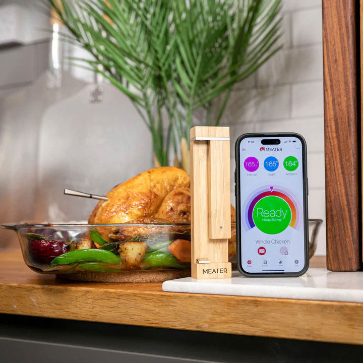 Meater 2 Plus, Pro Bezdrátový teploměr na maso do 550°C, 242685 do 75 m, BT 5.2, 5+1 sensor 243514