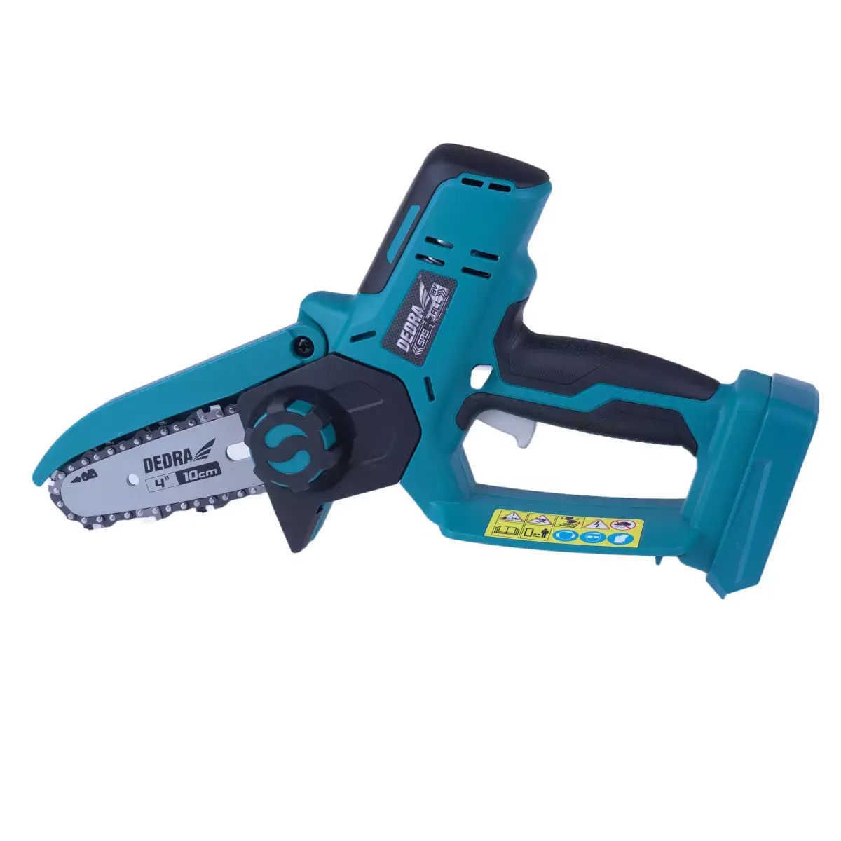 Dedra Mini Aku 18V řetězová pila 4" DED7099, 100 mm lišta SAS+ALL