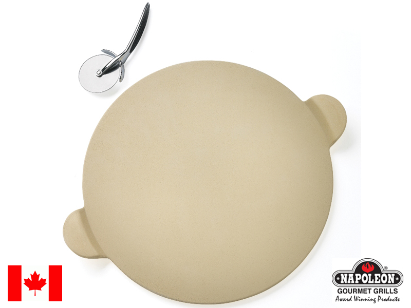 Napoleon Pizza kámen PRO 36 cm s krájecím kolečkem, 70001, madla