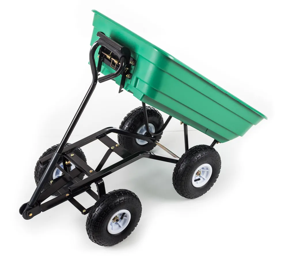 G21 Zahradní vozík GA 90, 6390215 do 130 Kg, sklápěcí korba, 4 kolečka
