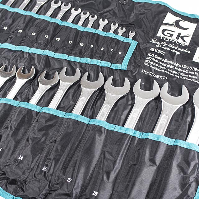 GK Tools Sada očkoplochých klíčů 6-32 mm, chrom 24 dílů GK10345 XTLine