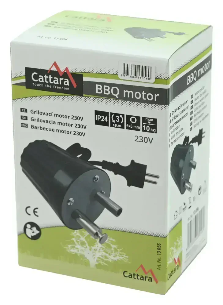 Cattara Grilovací motorek 230V 10 kg 6x6 mm, 13056, 3 ot./min.