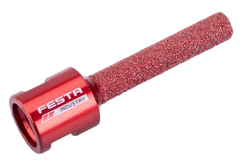 Festa korunka 10x50mm M14 brusná diamantová 24799 Industry, červená Profi