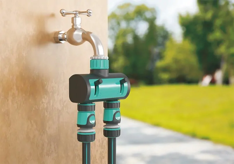 Festa AQUATIC Rozdělovač 2-cestný, 45400, 3/4" / 1" na zahradní hadici s regulací