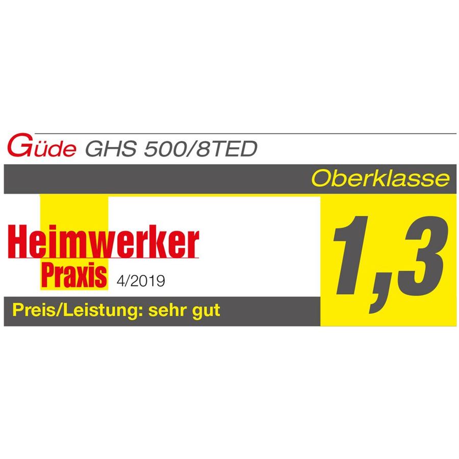 Güde štípač dřeva, špalků GHS 500/8 TED, 400V, 3kW typ: 2053