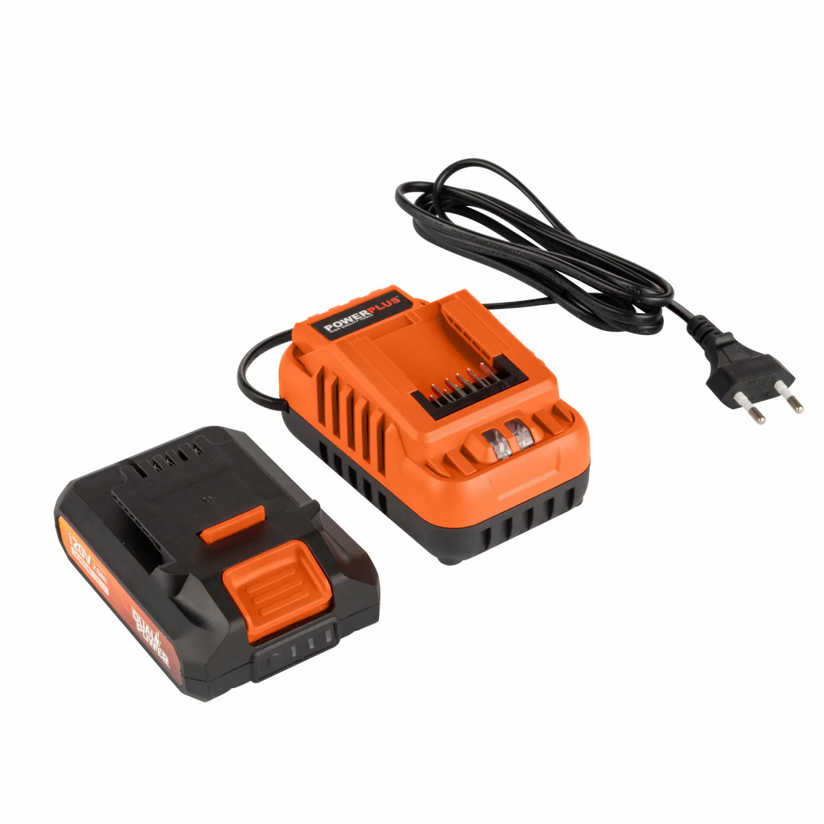 Powerplus POWDPG75421 AKU strunová sekačka 20V LI-ION + nabíječka, baterie 2,0 Ah