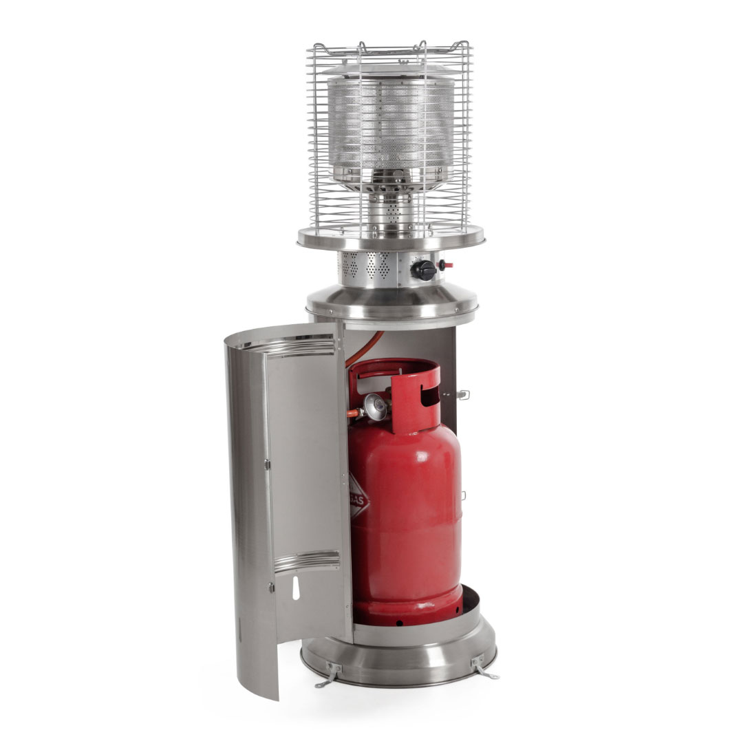 G21 Tepelný zářič Tornado 13 kW, 137 cm, plynový PB 6392143, nerezový na terasu