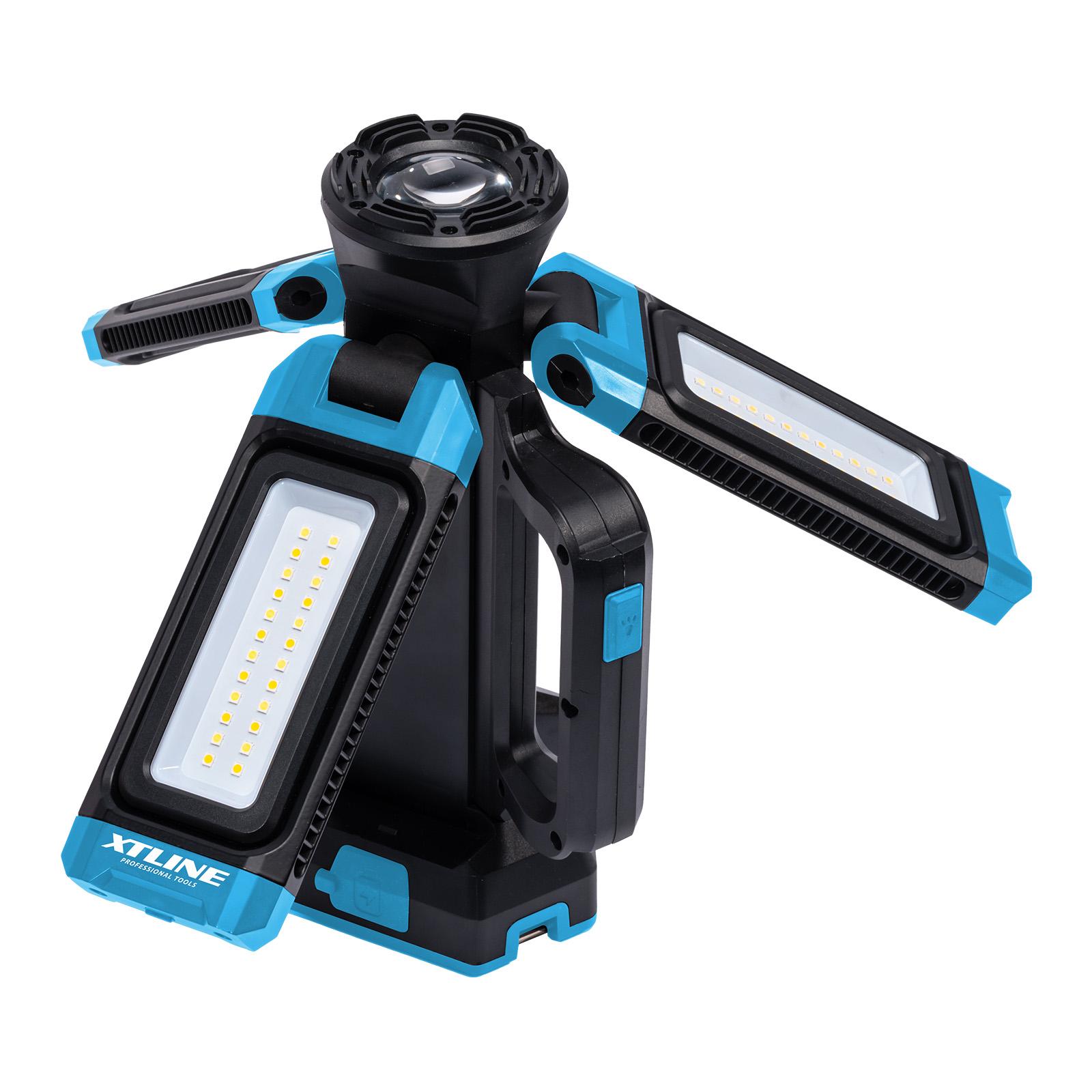 Svítilna s výsuvným stativem 4500 lm, LED 4 000 mAh XTLINE XT60959, studené-teplé světlo