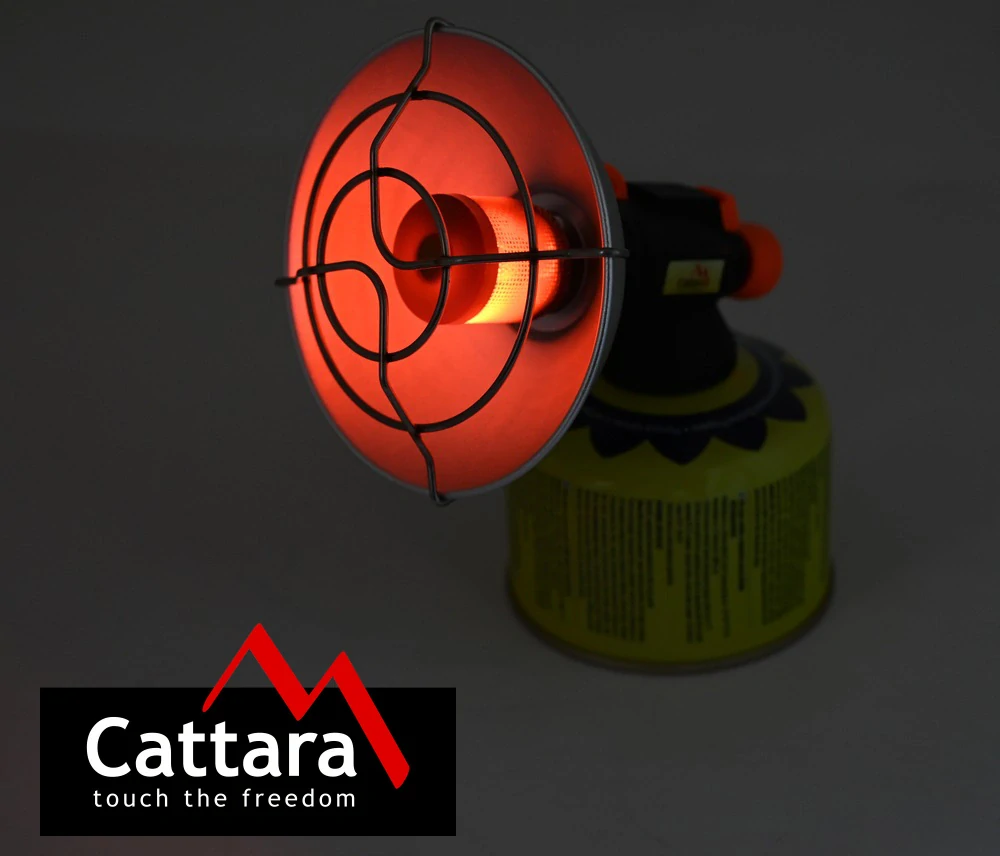 Cattara Plynové topení 1,2 kW na kartuše 7/16" se zapalovačem 13592 pro Outdoor