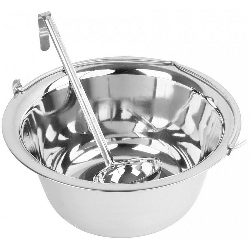 Kotlíková souprava, gulášová Partyset 22 l, 42 cm nerez kotlík Strend Pro 254705 + kotlina, poklička, naběračka, vařečka