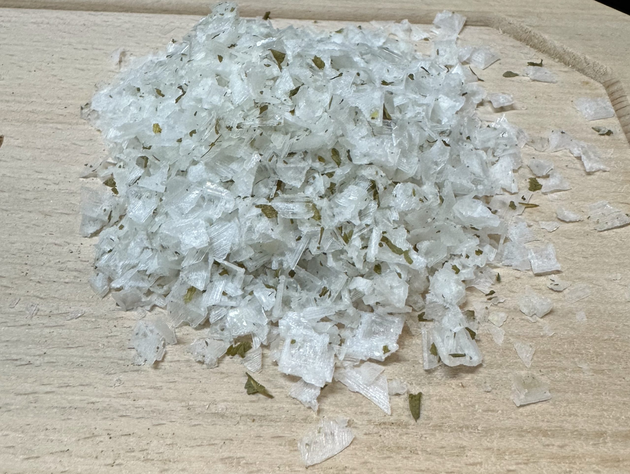 Mořská vločková sůl Česneková, 600 g Falksalt 135240