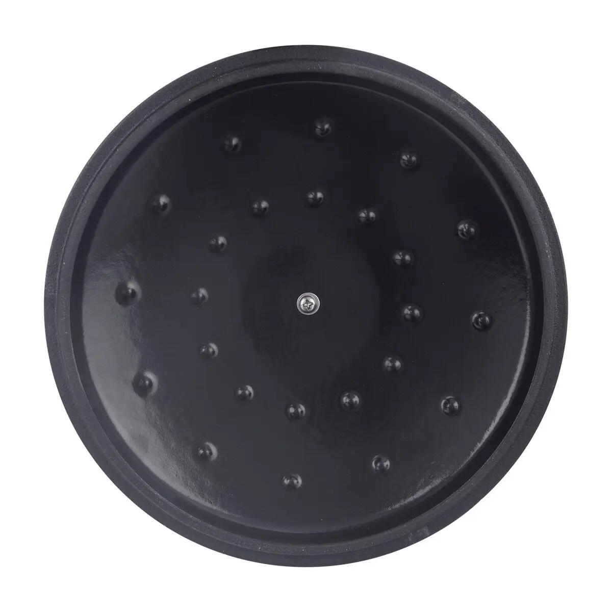 Orion Hrnec s poklicí litina smalt 22 cm, 3,3 l, 113347 modro-šedý, nerezový úchyt