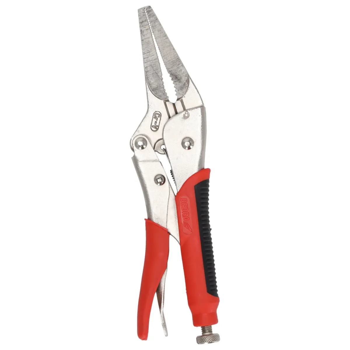 Dedra Upínací kleště prodloužené 230 mm, CRV, TPR rukojeti 1260P08, svářečské, rozsah 0-50 mm