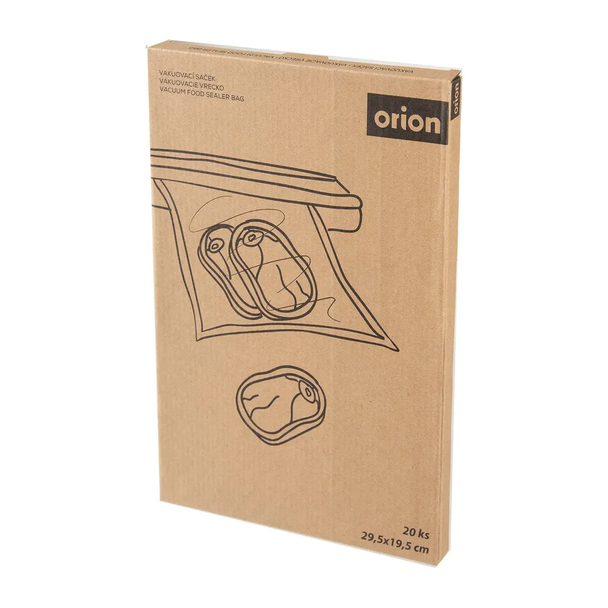 Orion Sáčky nylon 20 ks 29,5x19,5 cm do vakuovačky potravin, 142266