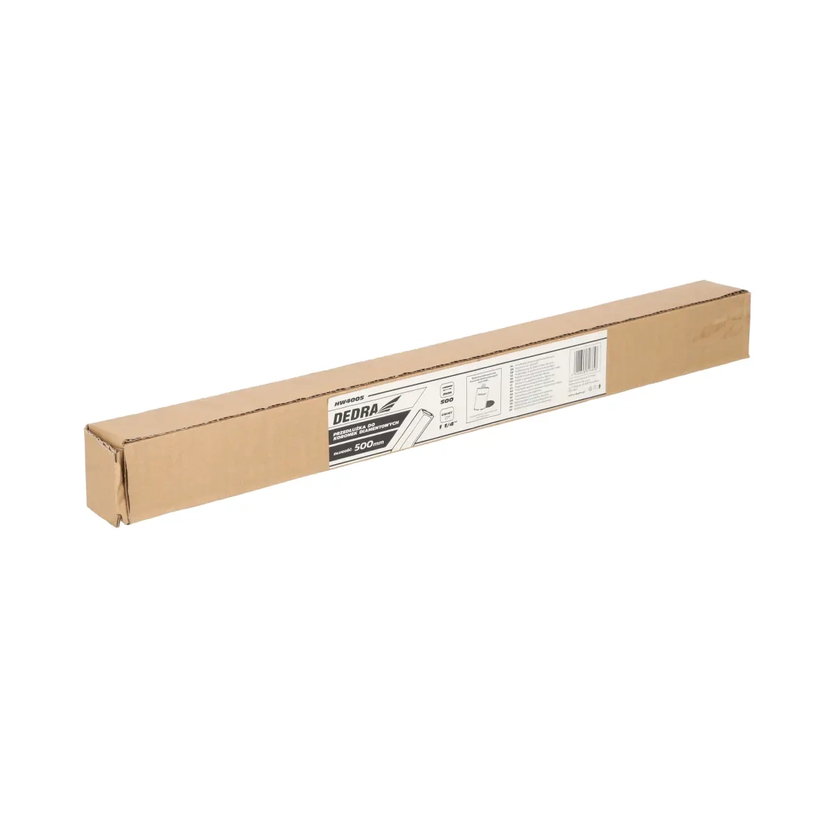Dedra HW4005 Prodloužení k diamantovým korunkám, 500 mm, závit 1.1/4'', nástavec
