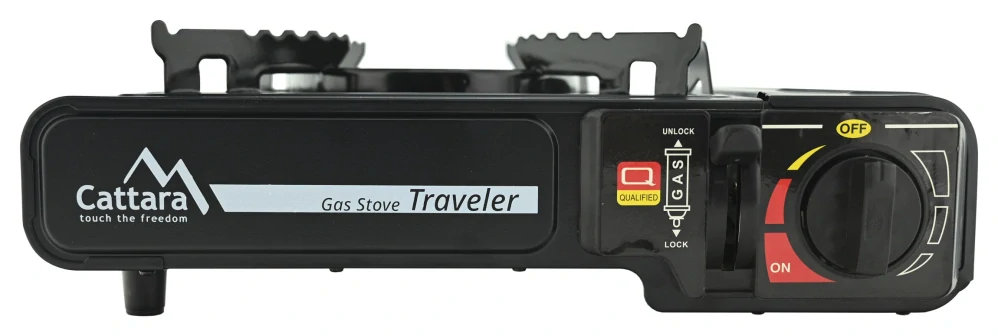 Cattara Plynový cestovní vařič Traveler 13590, 2200W na kartuše CP250, 227g + kufr