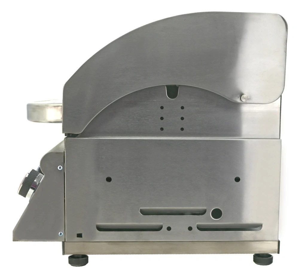 Cattara gril plynový Garden stolní 9,6 kW, nerezový 14100, 3 hořáky s víkem, polo-vestavný