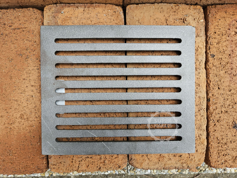 Strend Pro Litinový rošt 255x210x12mm 10x8" 221599, do topeniště kamen, krbů