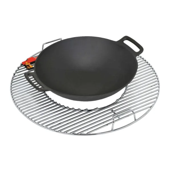 Grilovací rošt BBQ systém 47cm Flash, chrom, rošt 44 cm - kruhový 57642, odnímatelný střed
