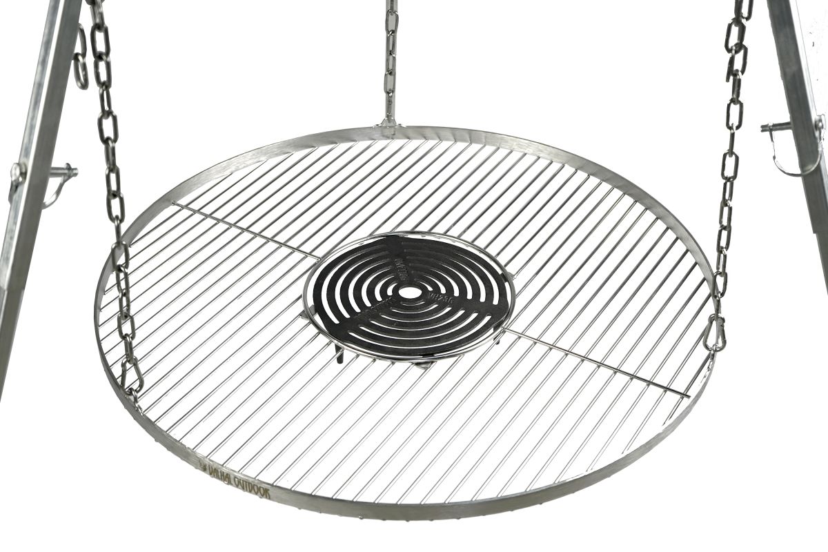 Grilovací rošt 70 cm VH.GRILL70 Valhal Outdoor, nerezový, kruhový, závěsný, odnímatelný střed