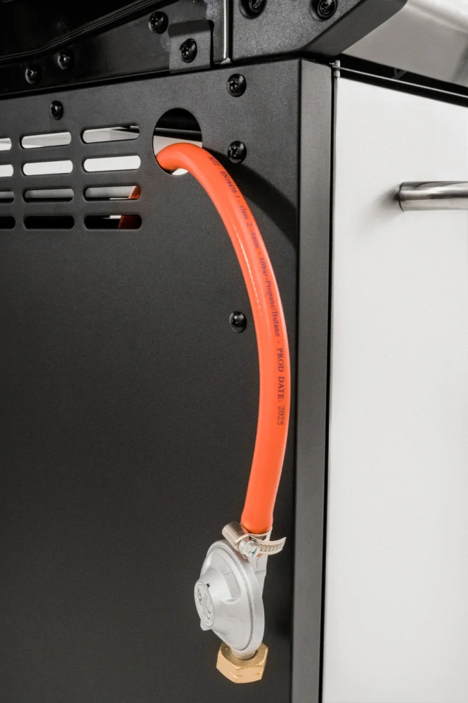 Plynový gril G21 Nebraska BBQ Premium line, 6 hořáků, 21 kW nerezový, 6390309 + vařič