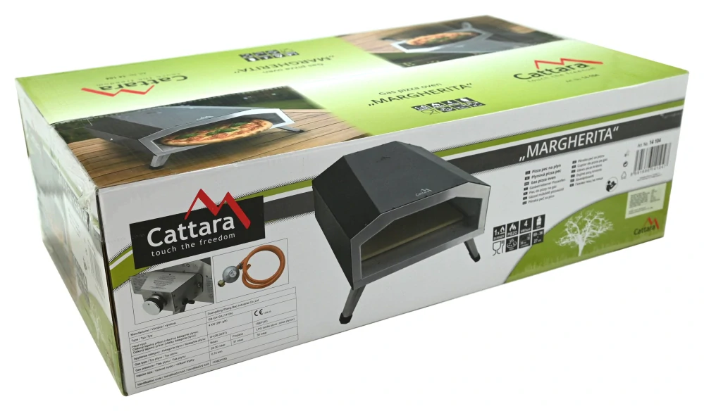 Cattara pec na pizzu plynová 4 kW Margherita, 14104 + regulátor PB