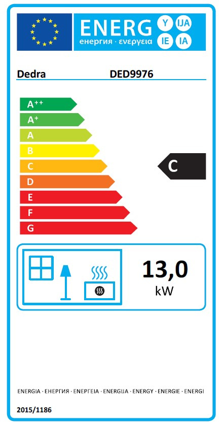 Dedra Infračervený olejový, naftový ohřívač 13kW DED9976, topidlo do dílen, garáží