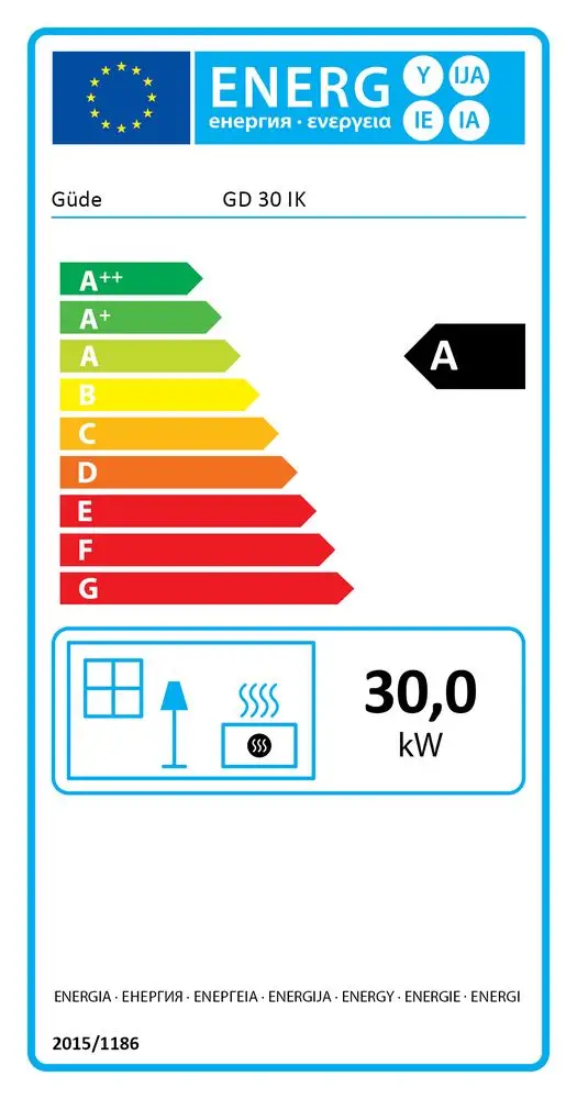 Güde Naftová turbína, topidlo GD 30 IK, 85110 s nepřímým spalováním 30kW, vozík