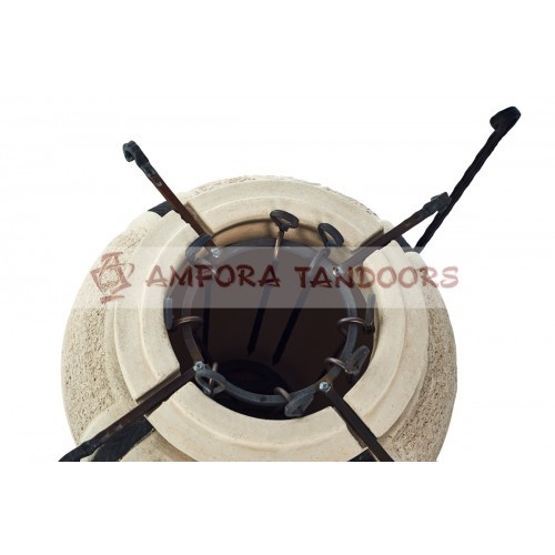 Keramická pec Tandoor 82 cm Esaul Amfora Tandoors, Tandýr HR29cm s odklápěcím víkem