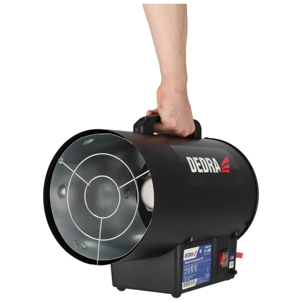 Dedra plynové topidlo 17 kW DED9941A černé, plynový fukar