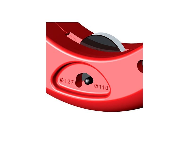 Řezák plastových trubek 2 - 5”, 50-127mm, 51x11mm, PPR, PVC, HDPE, Zenten 7477-7