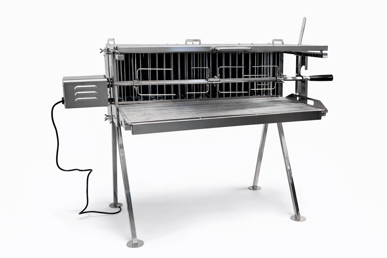 UG Grill nerezový gril na kuře, kýtu, živáňskou S90, 1x Rotisserie, rožeň UH-S90