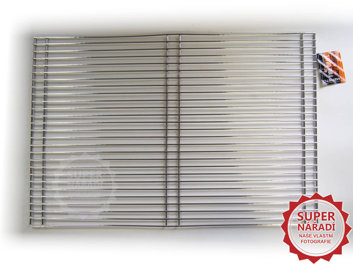 Grilovací rošt 60x40cm, chromovaný 3mm hobby Mefisto 43060